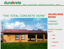 Tablet Screenshot of durakrete.com